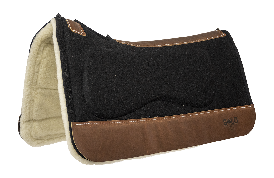 Performance Series: Kidney Pads - 1" Poron Kidney with Fleece Bottom