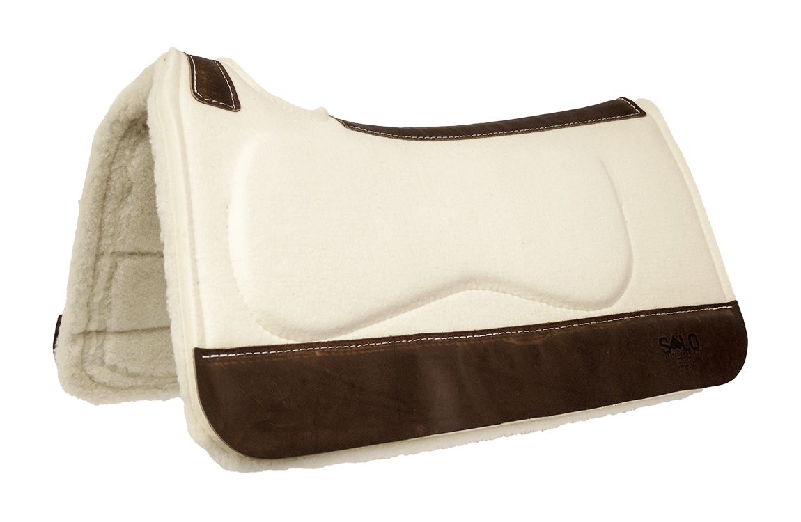 Performance Series: Kidney Pads - 1" Poron Kidney with Fleece Bottom
