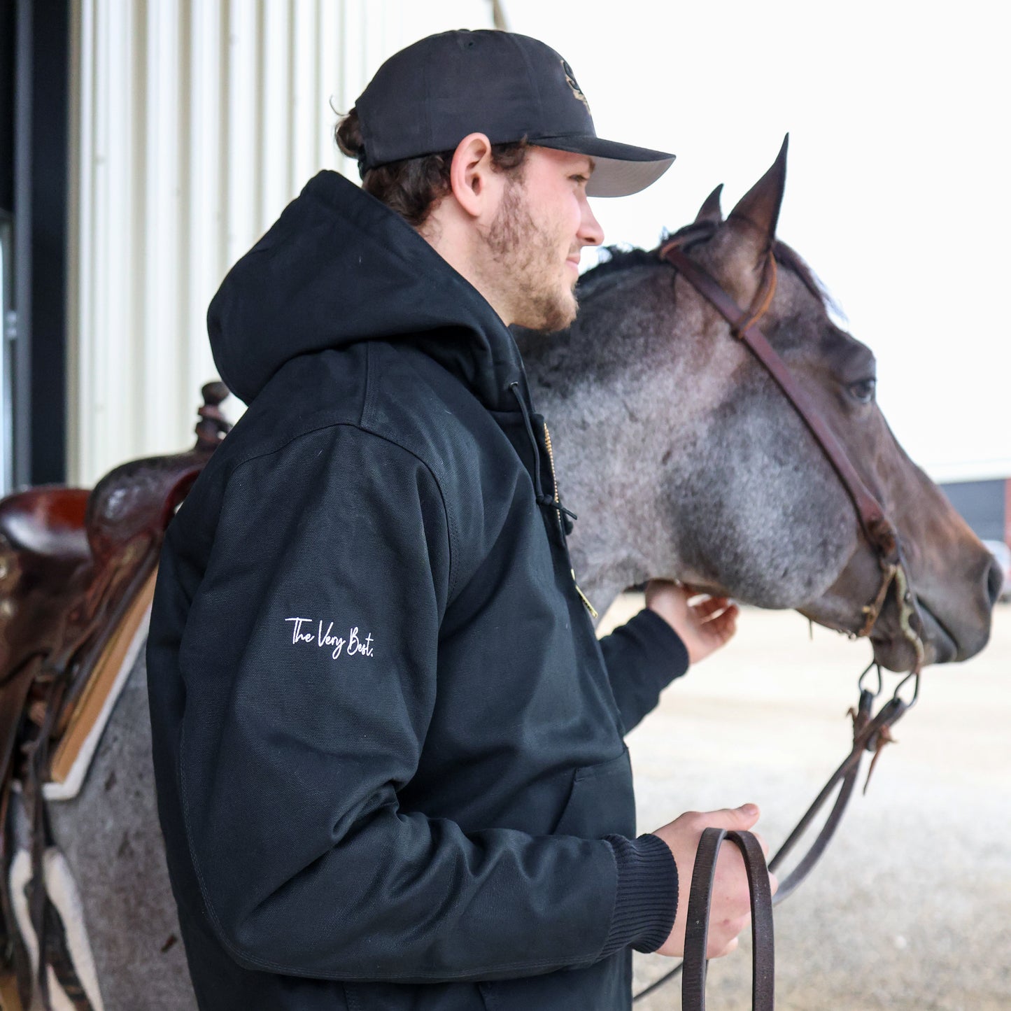 Embroidered Carhartt Quilted Flannel Lined Duck Active Jacket