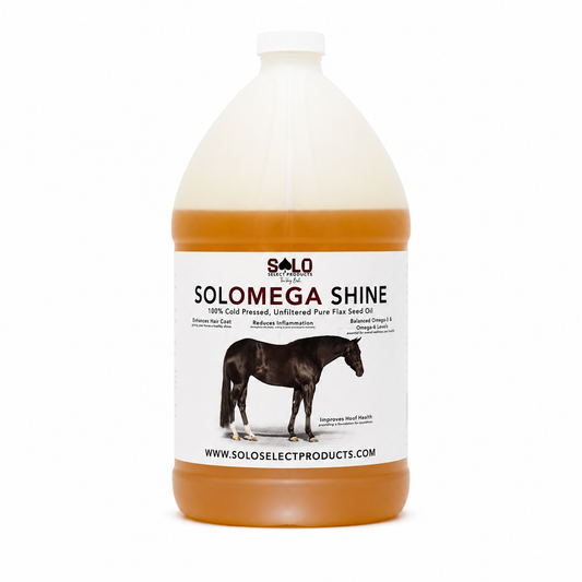 SoloMega Shine: 100% Pure Flax Oil