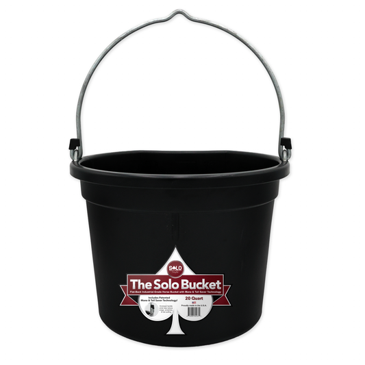 The Solo Bucket - 20 Quart Flat-Backed Bucket