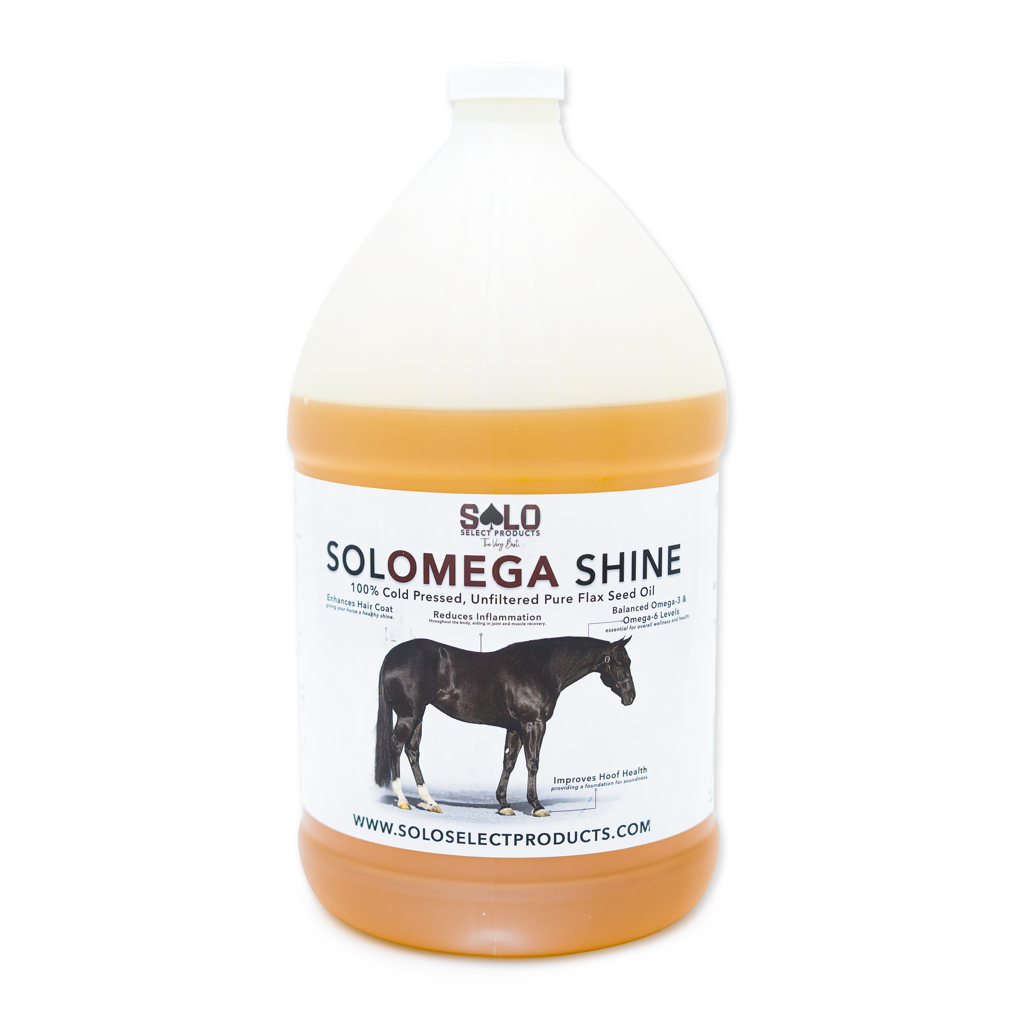 SoloMega Shine: 100% Pure Flax Oil